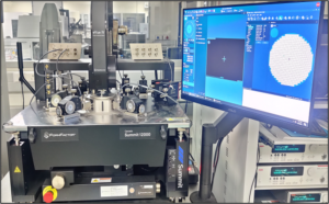Semiautomatic probe station